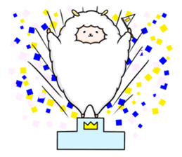 Mofumofu the sheep sticker #9257995