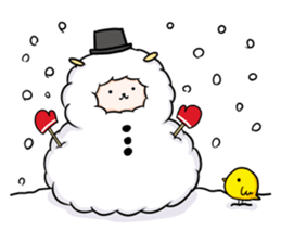 Mofumofu the sheep sticker #9258005