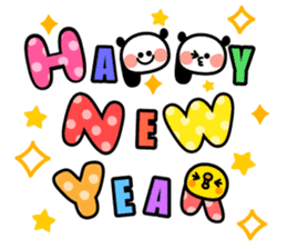 NEW YEAR OF PANDACCHI sticker #9258459