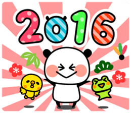 NEW YEAR OF PANDACCHI sticker #9258460
