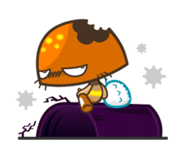 Drunken Mushroom by Zylostudio sticker #9258848