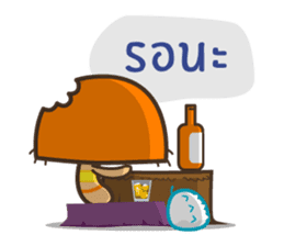 Drunken Mushroom by Zylostudio sticker #9258851