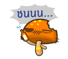 Drunken Mushroom by Zylostudio sticker #9258852