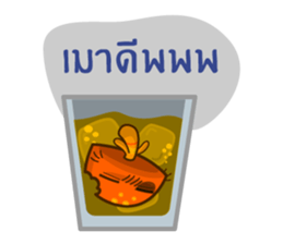 Drunken Mushroom by Zylostudio sticker #9258856