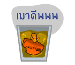 Drunken Mushroom by Zylostudio sticker #9258856