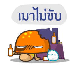Drunken Mushroom by Zylostudio sticker #9258868