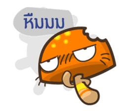 Drunken Mushroom by Zylostudio sticker #9258879