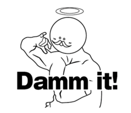 Reply of God(English) sticker #9259623