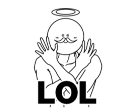 Reply of God(English) sticker #9259628