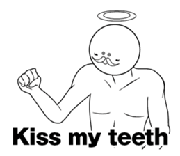 Reply of God(English) sticker #9259638