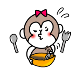 1 year of the monkey sticker #9259780