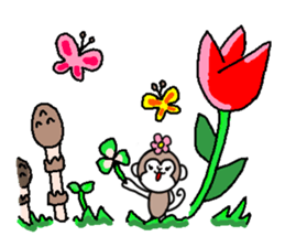 1 year of the monkey sticker #9259789