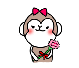 1 year of the monkey sticker #9259792