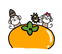 1 year of the monkey sticker #9259804