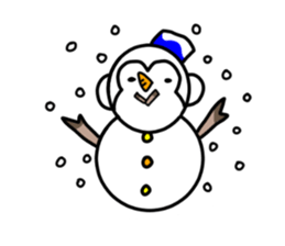 1 year of the monkey sticker #9259808