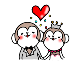 1 year of the monkey sticker #9259813