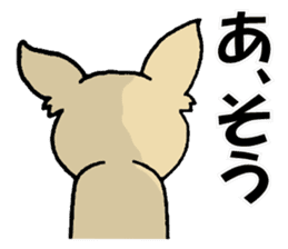 Small eyes of Chihuahua sticker #9260602