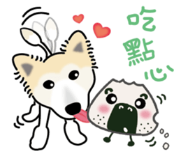 DuDu with the dog Clown sticker #9261153