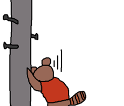 Drunken racoon dog (English) sticker #9261619