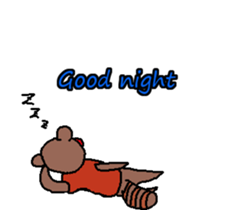 Drunken racoon dog (English) sticker #9261626