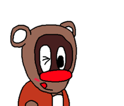 Drunken racoon dog (English) sticker #9261650