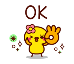 Cute little chick 2 sticker #9261900