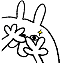 Kyushu Hakata valve rabbit sticker #9262547