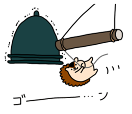 HAPPY NEW YEAR 2016 with monkey&squirrel sticker #9262805