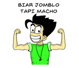 Si Bujang sticker #9263019