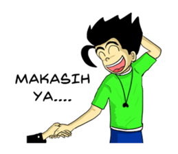 Si Bujang sticker #9263030