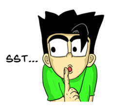 Si Bujang sticker #9263049