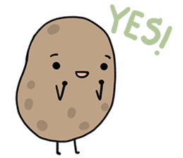 Life is Potato sticker #9263232