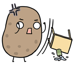 Life is Potato sticker #9263240