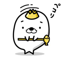 Funny king of seals(1) sticker #9263432
