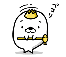 Funny king of seals(1) sticker #9263432