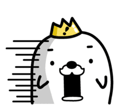 Funny king of seals(1) sticker #9263433