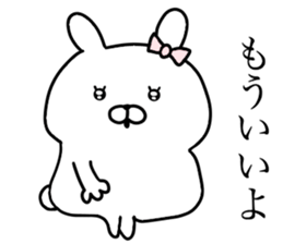 Dead language bunny sticker #9263672