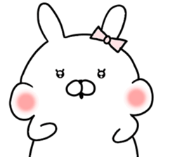 Dead language bunny sticker #9263681