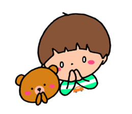 Everyday boys and bear sticker #9264264