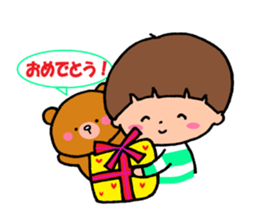 Everyday boys and bear sticker #9264266