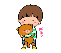 Everyday boys and bear sticker #9264269