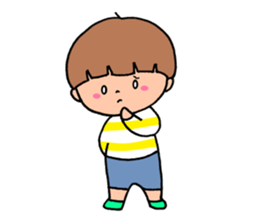 Everyday boys and bear sticker #9264277