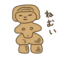 Leave the clay figures sticker #9264333