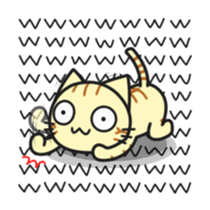 Teasing cat kuu sticker #9264661