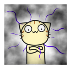 Teasing cat kuu sticker #9264675