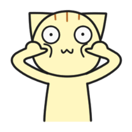 Teasing cat kuu sticker #9264683