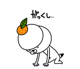 Kagamimochi dog sticker #9264781