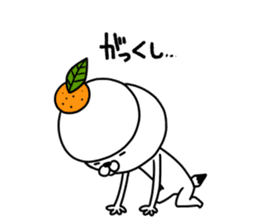 Kagamimochi dog sticker #9264781