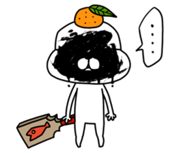 Kagamimochi dog sticker #9264785