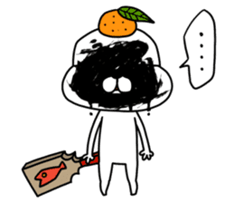 Kagamimochi dog sticker #9264785